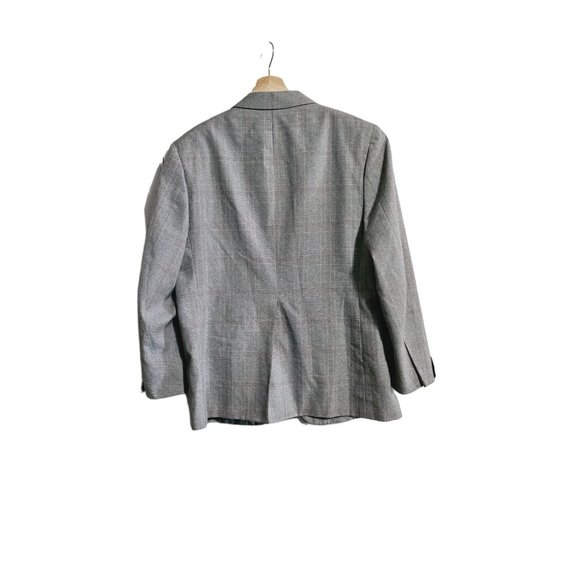 Washington Clothiers Wool Blend Plaid Blazer Size 40 Slim Gray - Picture 2 of 12